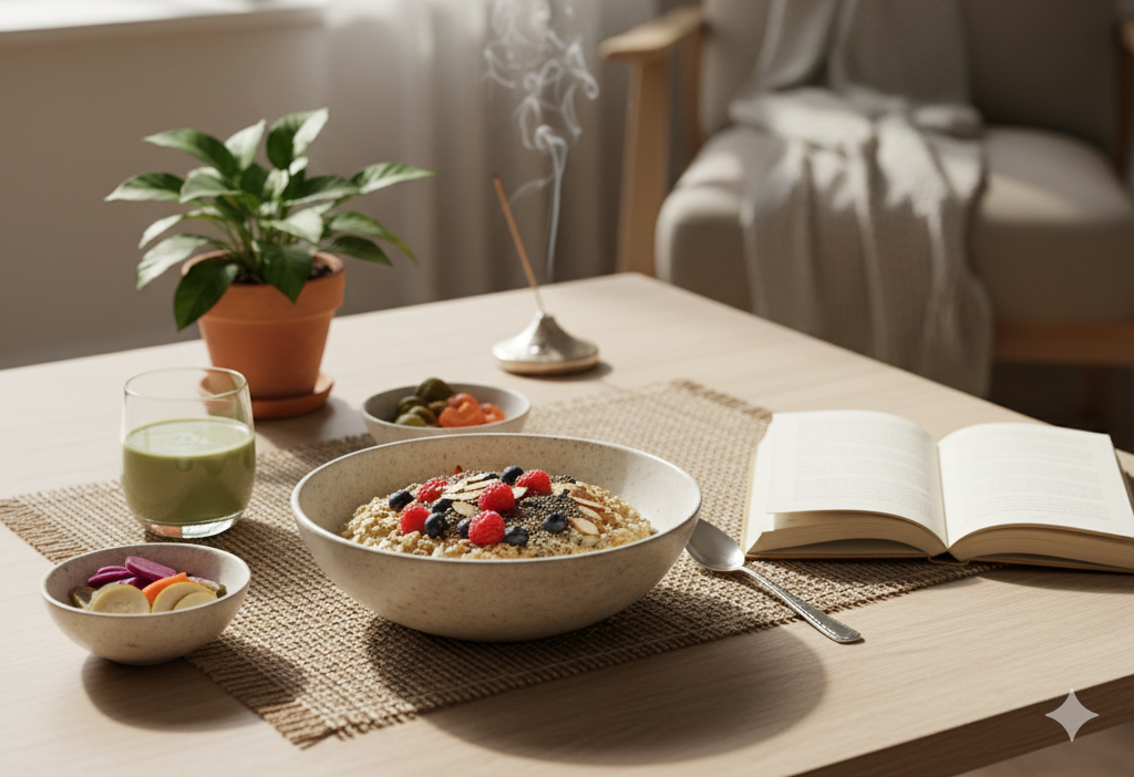 腸を整える食事と穏やかに過ごす暮らしのイメージ